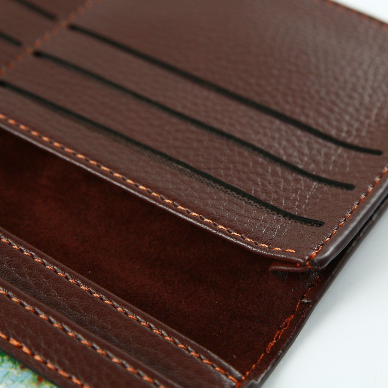 厂家直供 荔枝纹加围款 丝印休闲男士磁扣长款钱包 长款钱夹详情图12