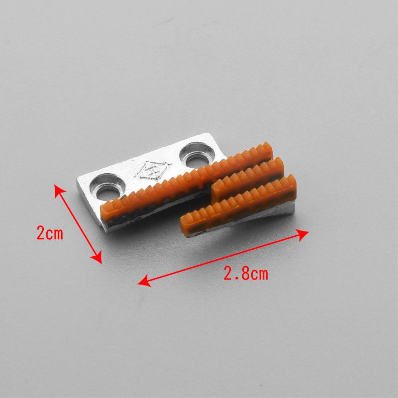 Type B with teeth, rubber teeth, high-quality Oxford teeth, industrial sewing machine parts, computer flat car, universal three-row Specification image