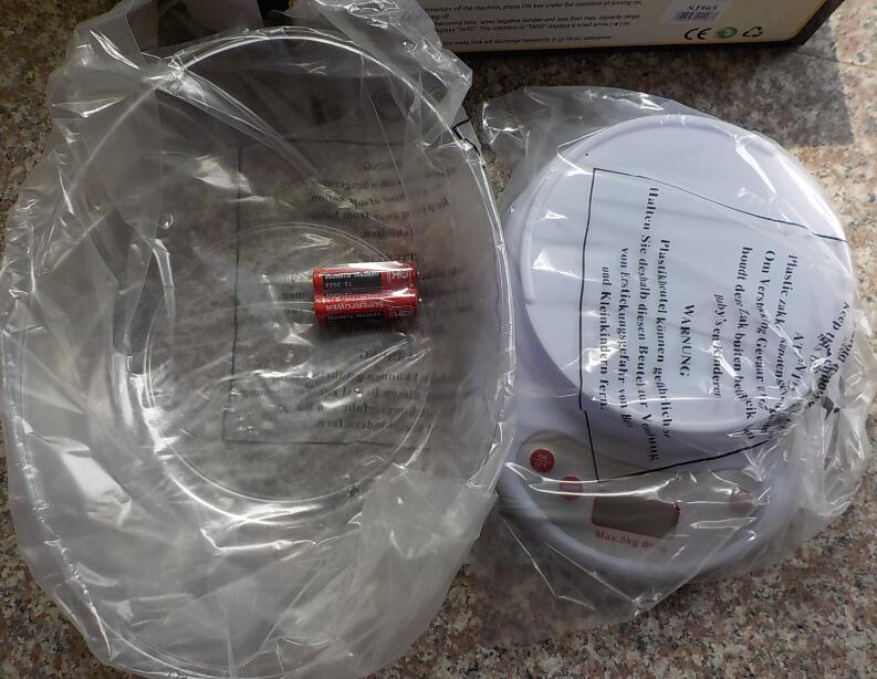 厨房秤白色烘培秤送秤盘5kg/1g电子秤酵母秤电子厨房秤