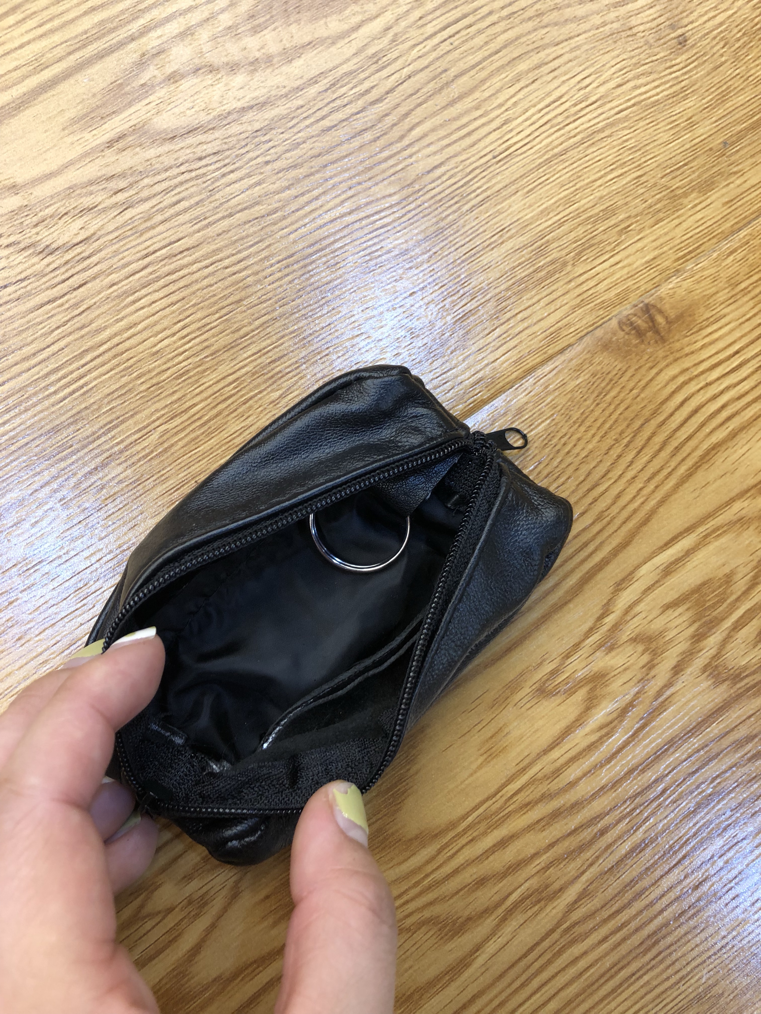 真皮女包实物图