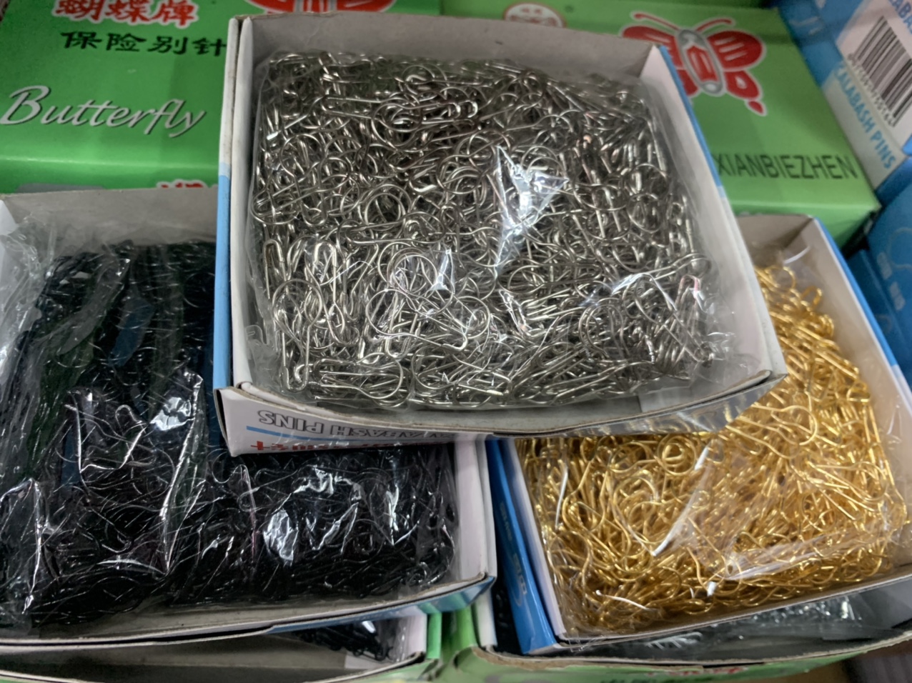 葫芦别针，金色、银色、黑色