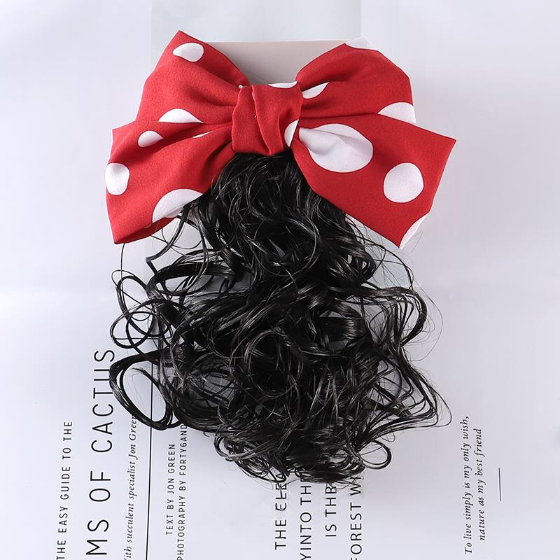 Korean version of children's bowknot big point wig flower thumbnail