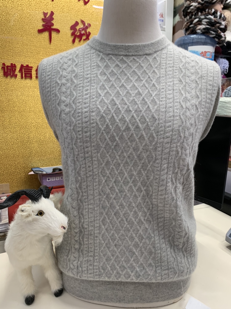 纯羊绒男款花纹