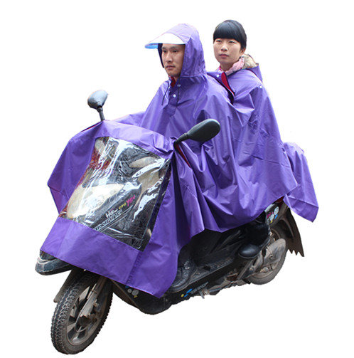 Motorcycle double raincoat, enlarged, thickened and plump, raincoat, eco-friendly eva detail image 1