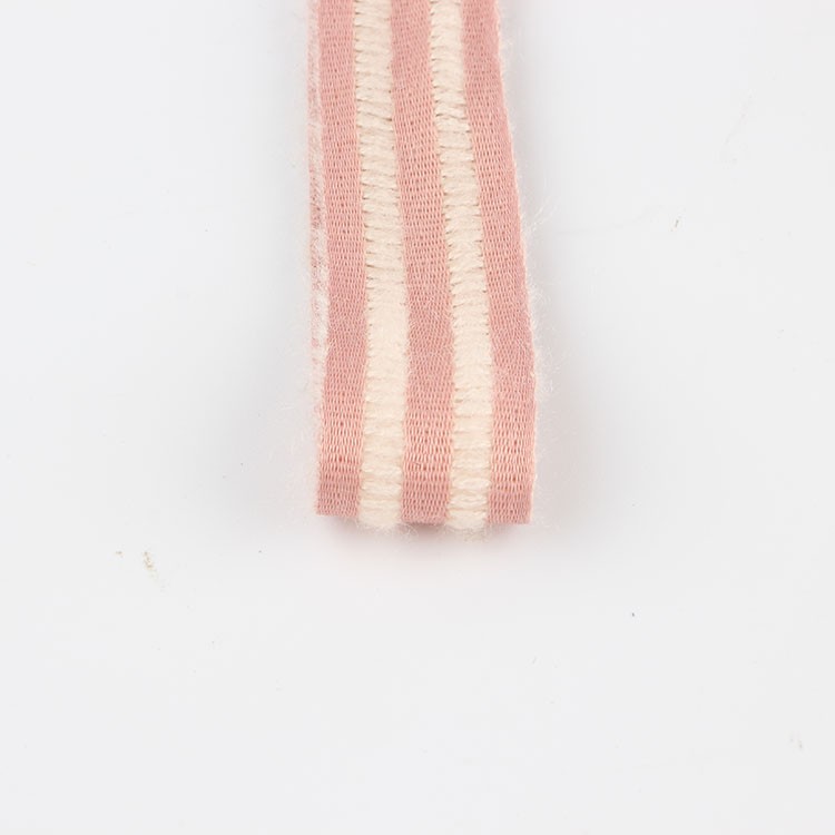 L009 毛边条纹带 韩版织带 帽子 头饰 礼盒包装详情图4