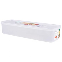 日本进口厨房面条收纳盒多功能食物储存盒塑料密封透明保鲜盒