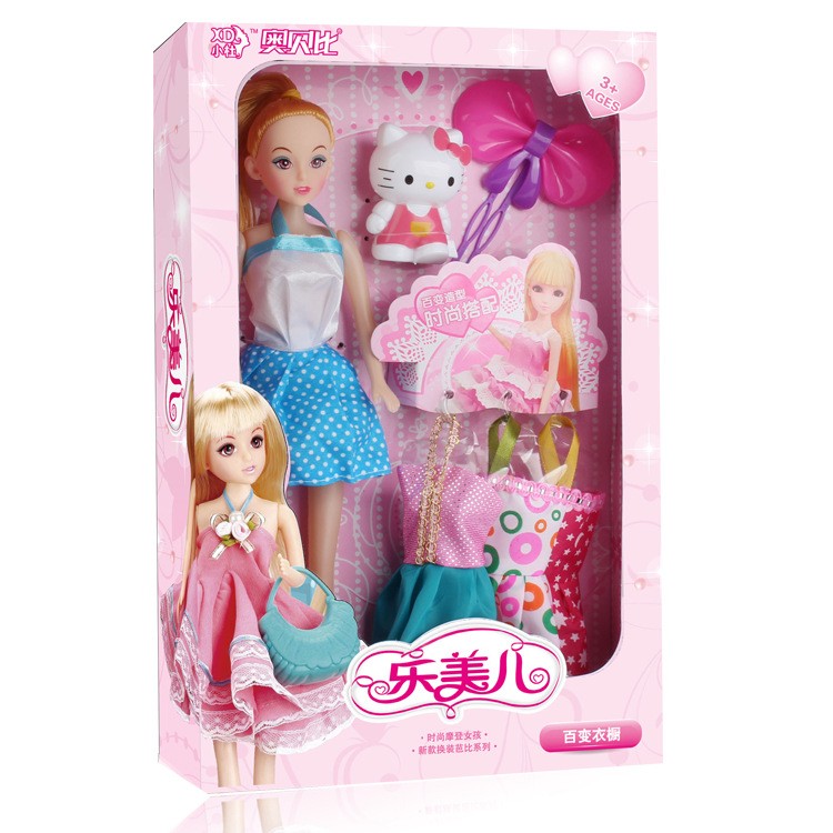盒装芭芘女孩子玩具儿童玩具芭比娃娃玩具儿童玩具女孩益智玩具详情图2