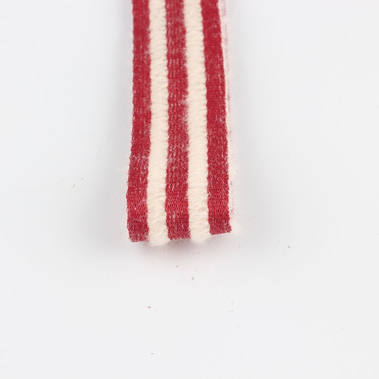 L009 毛边条纹带 韩版织带 帽子 头饰 礼盒包装详情图9