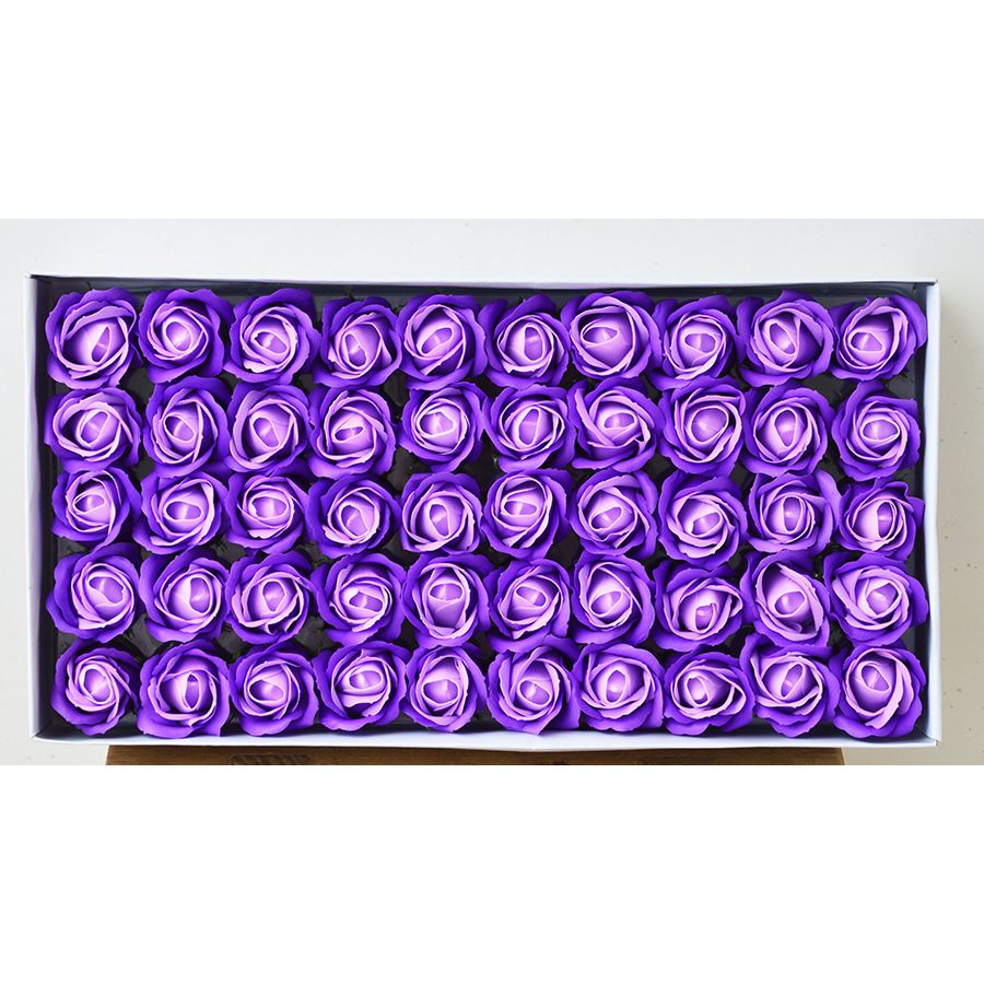 Tres capas de rosa jabón cabeza diy decoración hecho a mano tricolor juego de colores jabón cabeza suministros de la tienda de flores simulación rosa jabón floral caja de regalo ramo de flores fabricante