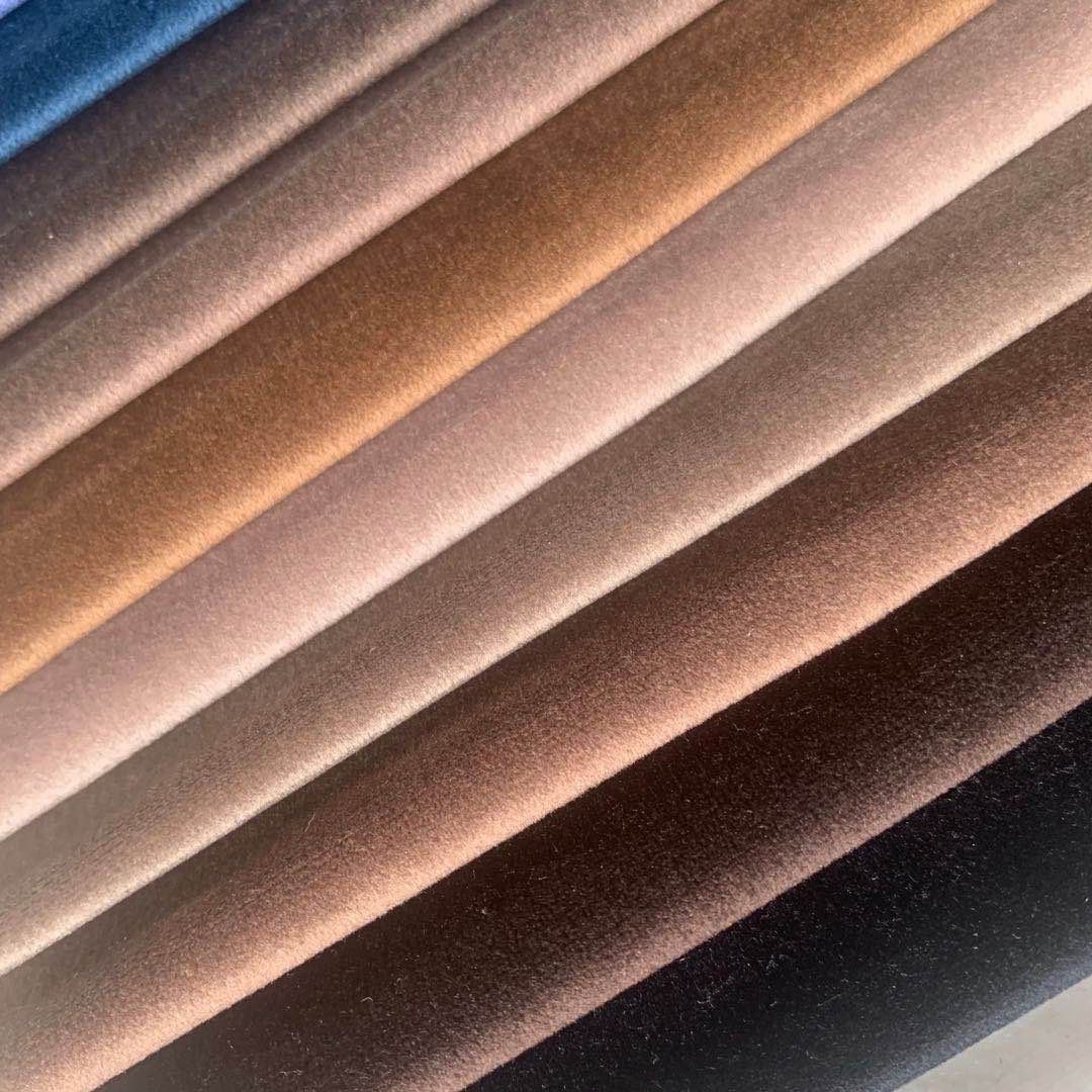Factory direct sales of polyester fabric sofas, cushions, clothing, cotton-padded clothes, curtains, multi-color warp knitted velvet, bags, stationery and materials detail image 7