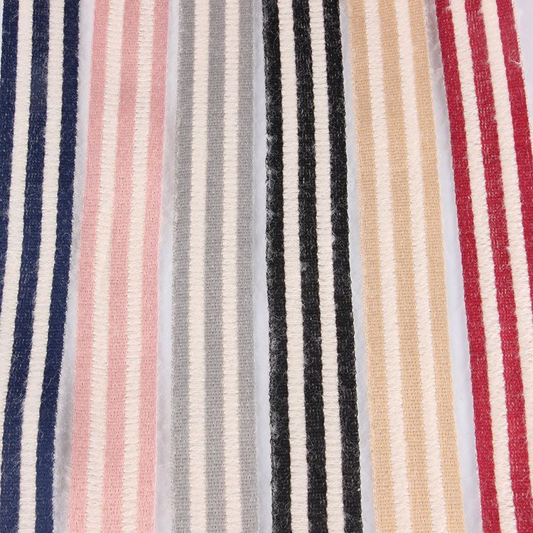 L009 毛边条纹带 韩版织带 帽子 头饰 礼盒包装产品图