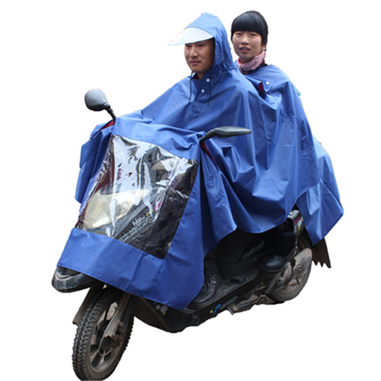 Motorcycle double raincoat, enlarged, thickened and plump, raincoat, eco-friendly eva