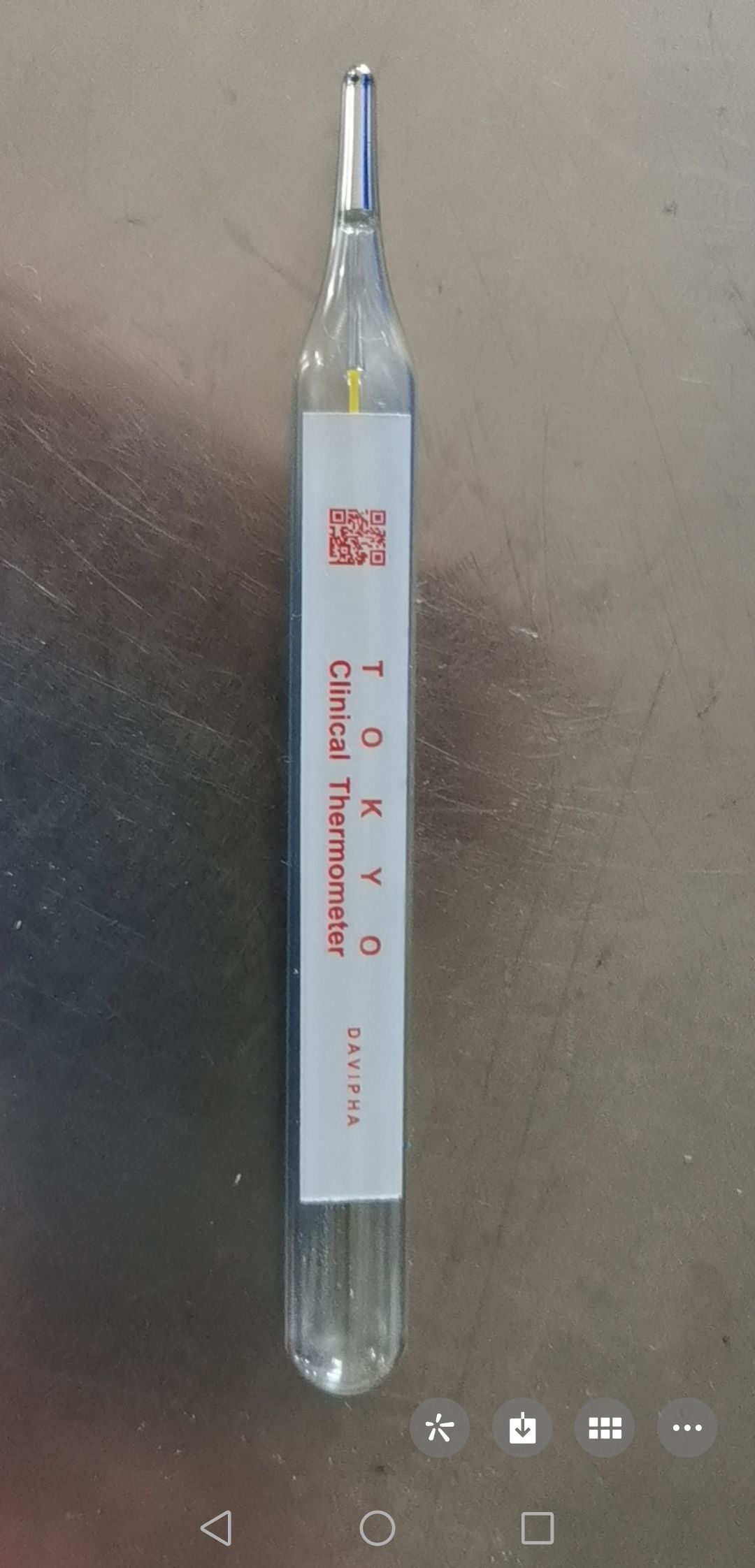 Clinical thermometer, thermometer, mercury thermometer, first aid kit accessories, human body thermometer, household thermometer, glass thermometer Hospital mercury thermometer