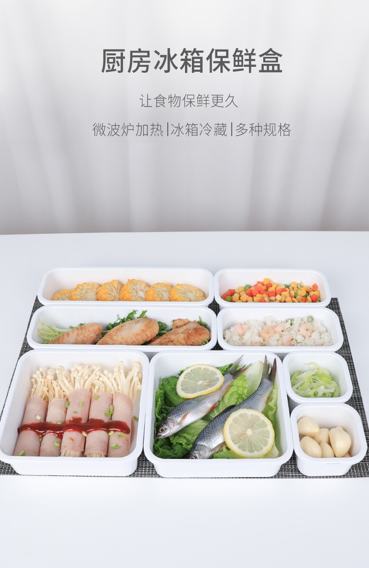 NAKAYA日本食物保鲜盒（盖子很贴）540ML详情图1