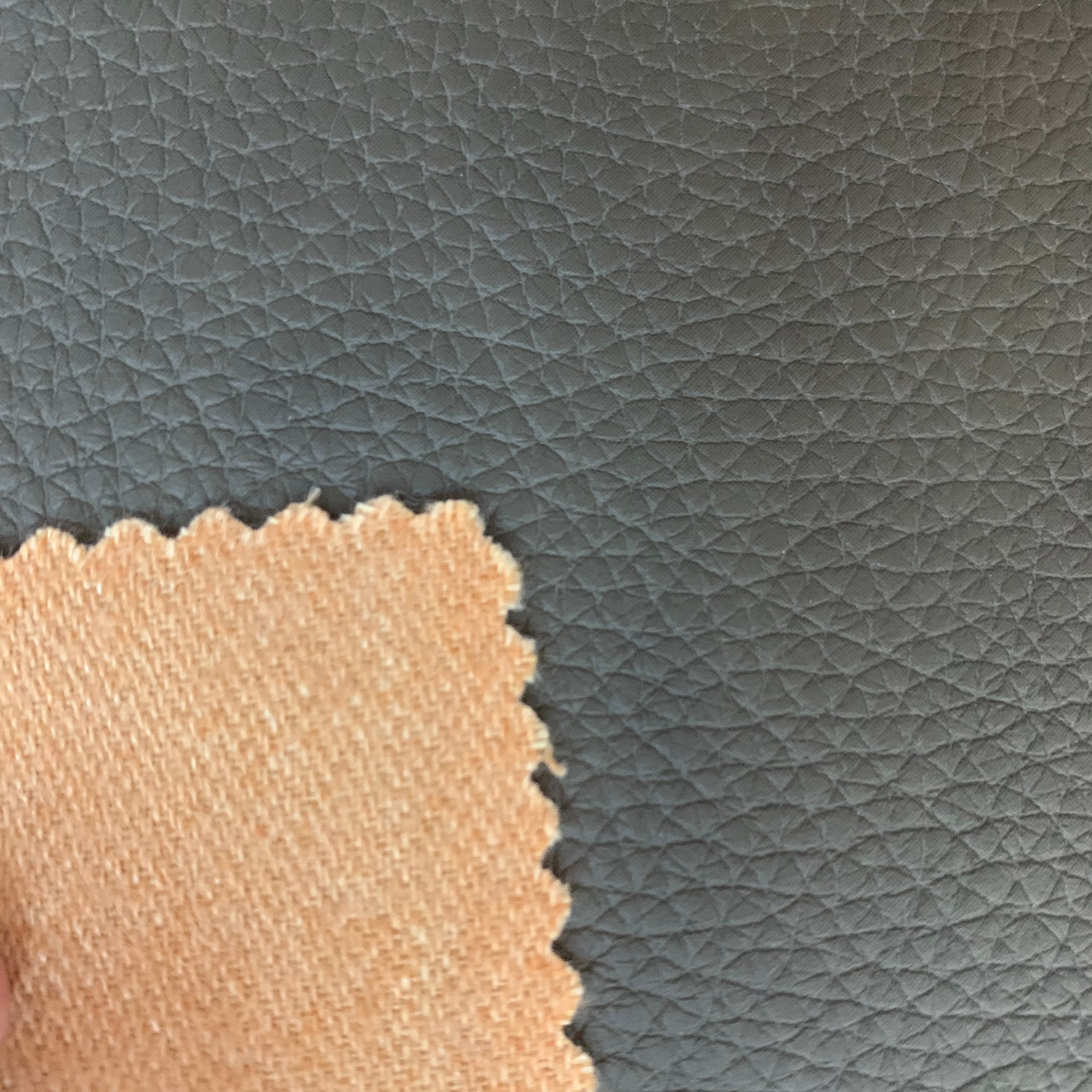 Classic embossed lychee pattern sofa leather, eco-friendly pu material furniture, car leather detail image 7
