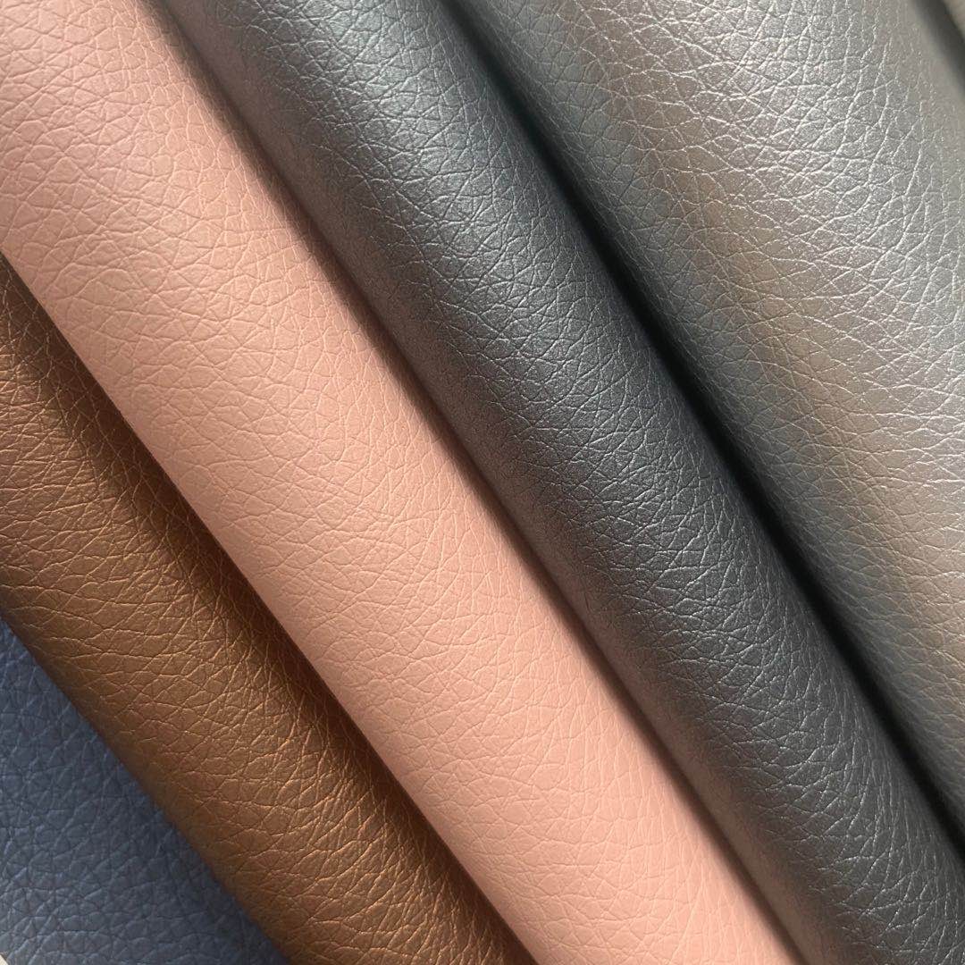 Factory direct sales of classic texture DE90 lychee pattern sofa leather, car leather, packaging materials, luggage materials PUPVC detail image 3