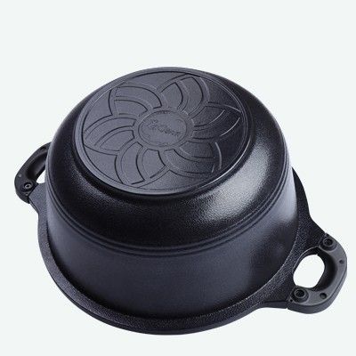 Venice ceramic double-handled soup pot, 24cm Specification image