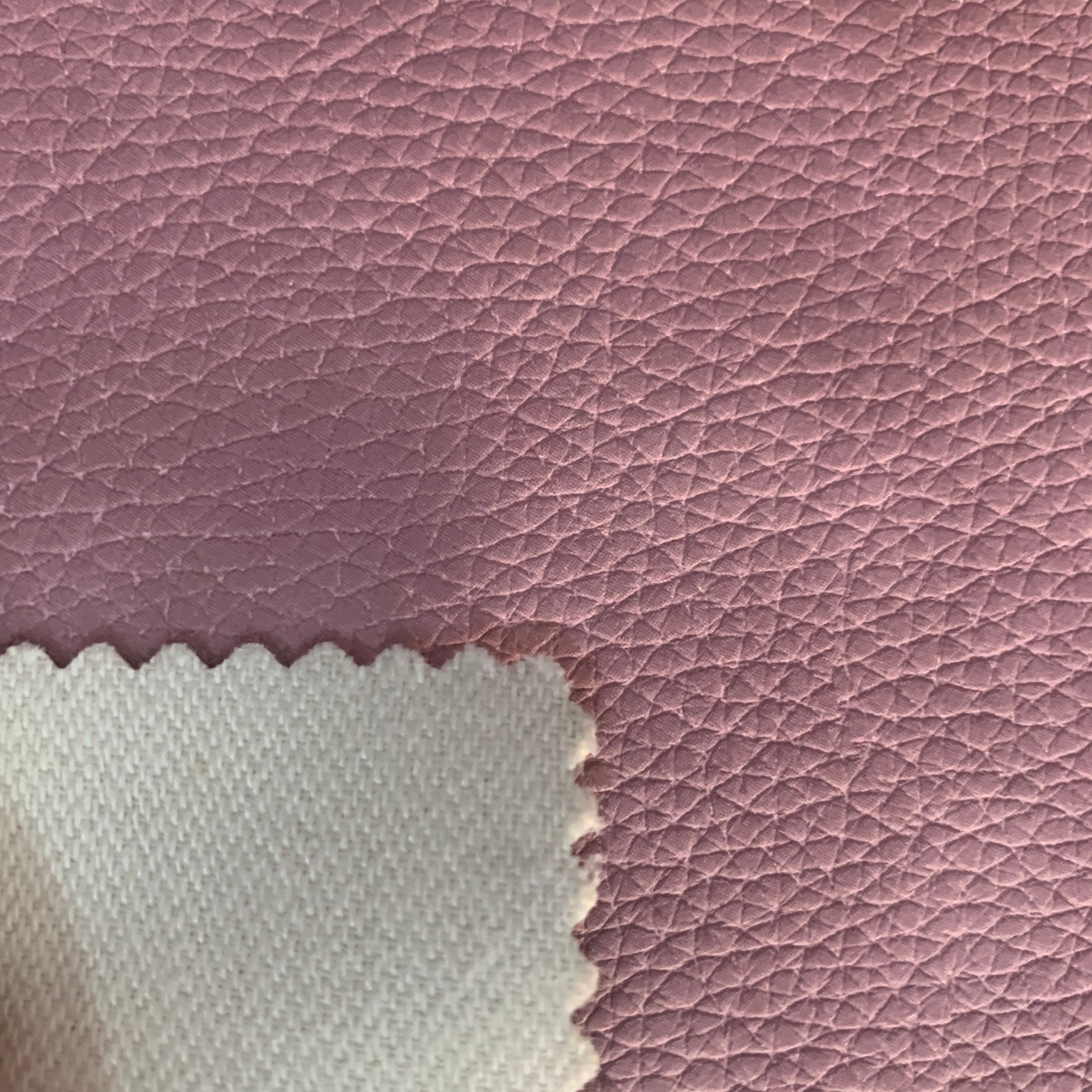 Classic embossed lychee pattern sofa leather, eco-friendly pu material furniture, car leather detail image 3