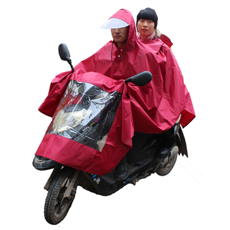 Motorcycle double raincoat, enlarged, thickened and plump, raincoat, eco-friendly eva detail image 2
