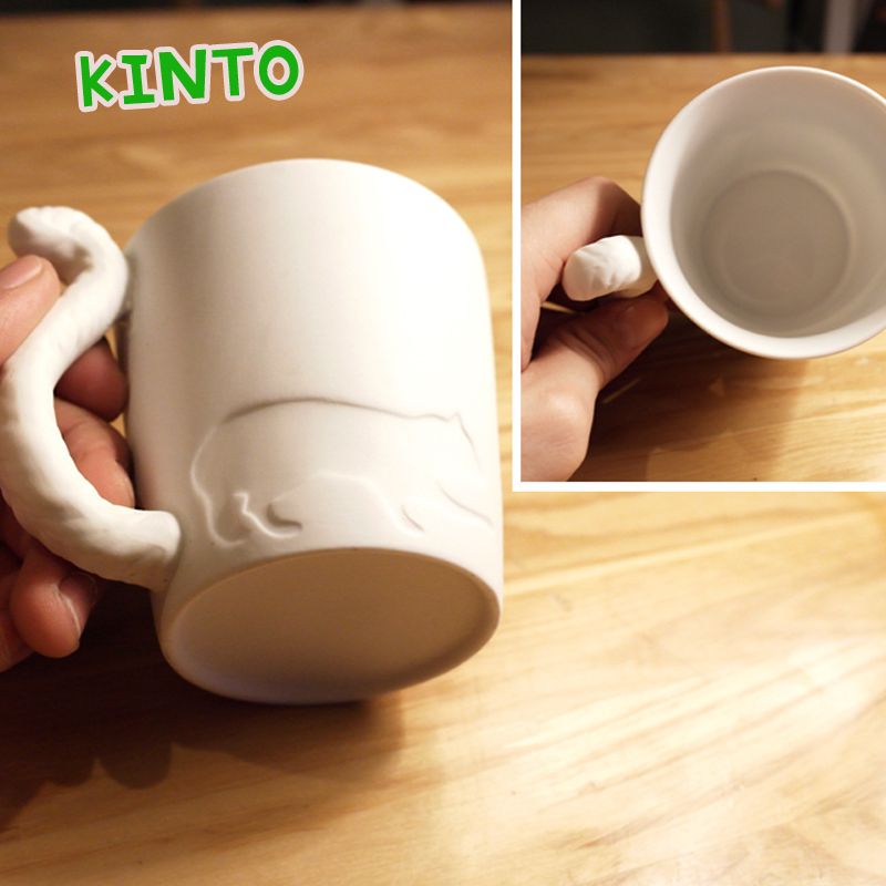创意动物尾巴马克杯泡咖啡杯搞怪陶瓷杯子男女朋友个性生日礼物白底实物图