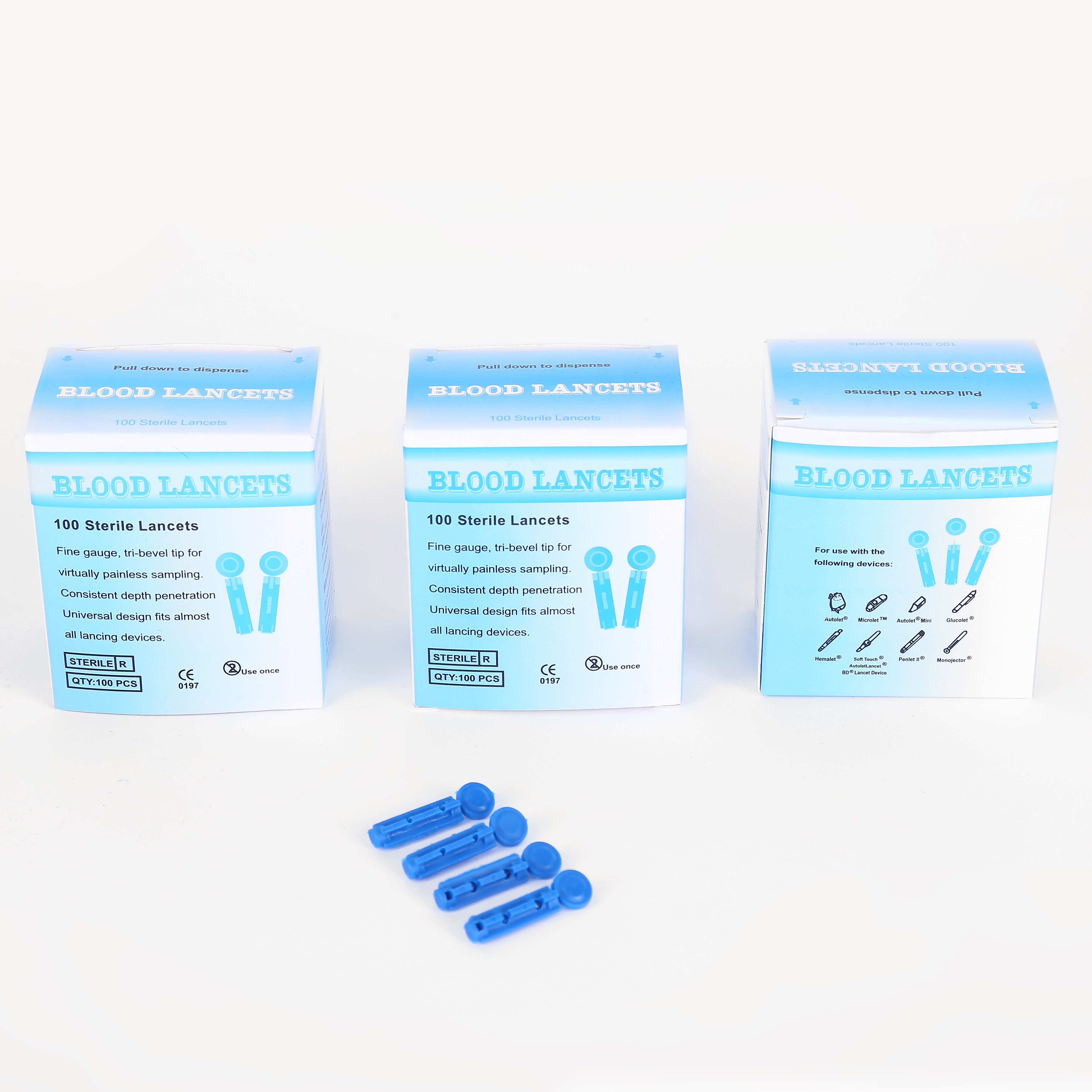 BLOOD LANCET BLOOD glucose needle blood-letting needle pricking needle fingertip BLOOD collection device disposable peripheral BLOOD collection tool BLOOD collection device