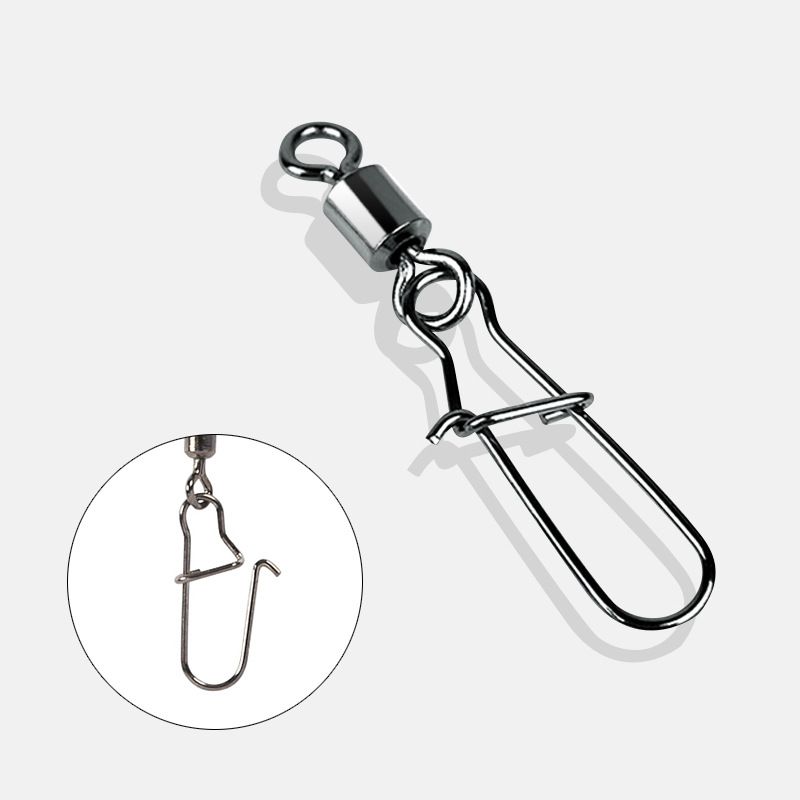 High-speed and fast fishing gear connector, figure-eight ring, figure-eight bearing, rotary ring, sub-rotary ring, reinforcing pin, small accessory Application Scenario