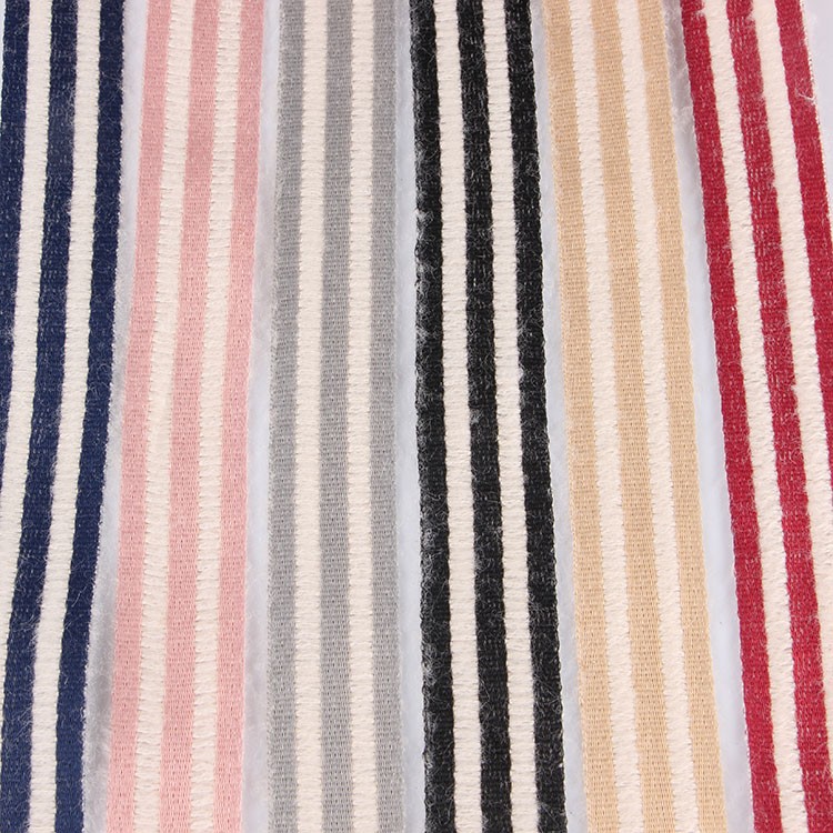 L009 毛边条纹带 韩版织带 帽子 头饰 礼盒包装详情图3