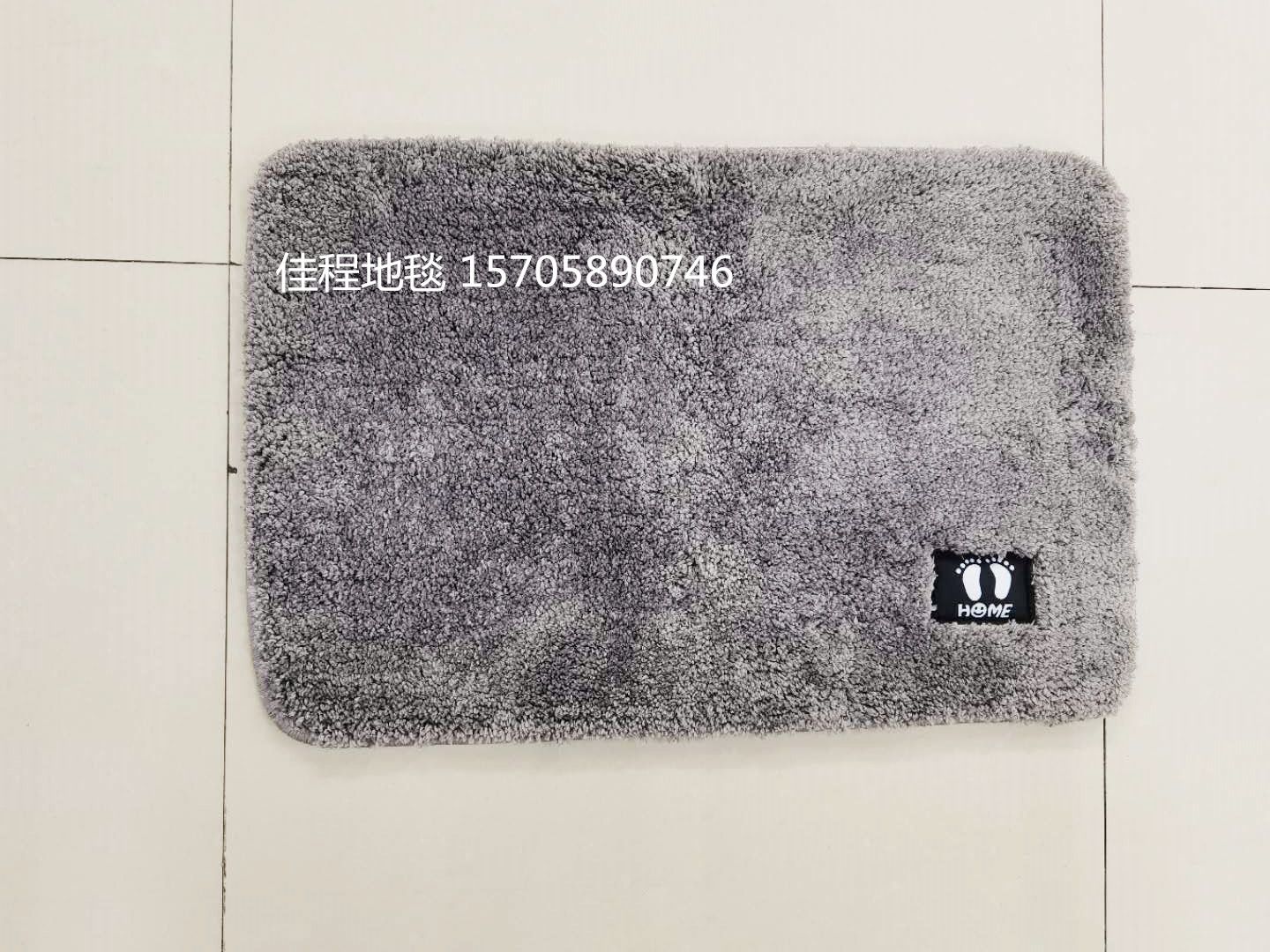 New TPR flat velvet foot mat fabric pad, flat velvet foot mat, water-absorbing and anti-slip floor mat, solid color door mat, plain color foot mat Application Scenario