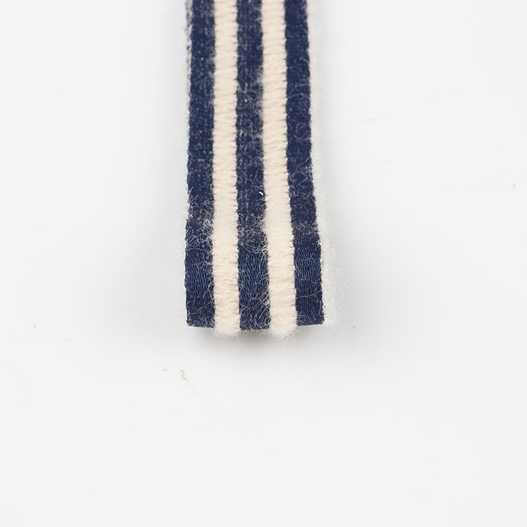 L009 毛边条纹带 韩版织带 帽子 头饰 礼盒包装详情图6