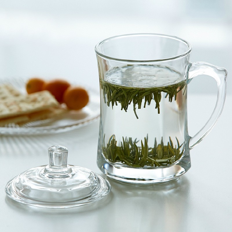 青苹果玻璃杯保温杯塑料杯泡茶杯杯子义乌日用品详情图1