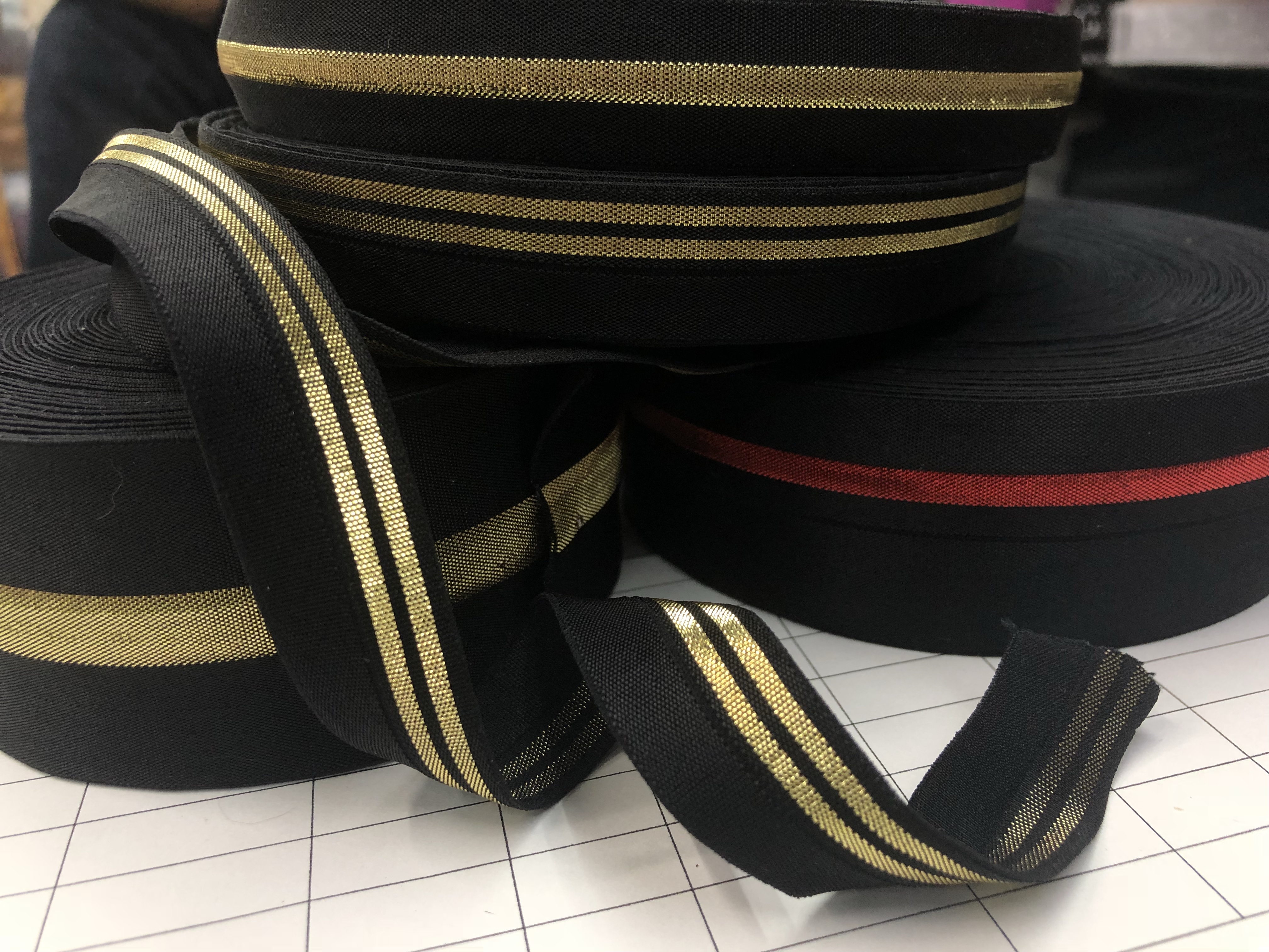 2Cm-5Cm Filigree Nylon 70/70 Folding Side Band details Picture