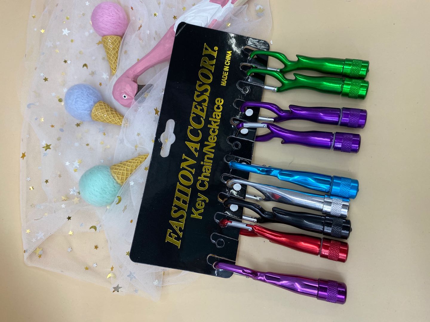 Key chain  small flashlight key chain  manufacturers direct key chain thumbnail
