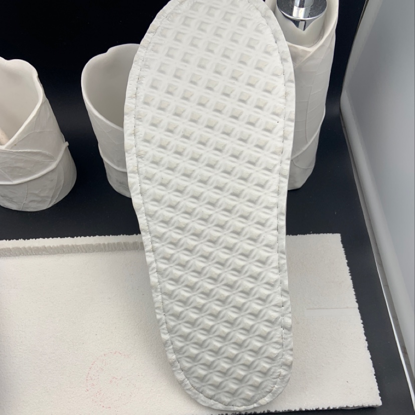 酒店一次性拖鞋五星级酒店环保底拖鞋 珊瑚绒拖鞋环保拖鞋可水洗2-3次详情3