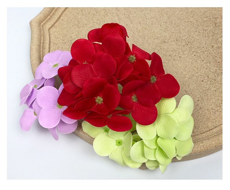 diy decorative hydrangea soap flower head Valentine's Day new 12-head hydrangea soap flower spray color soap hydrangea gift box bouquet matching flower simulation rose soap flower gift box bouquet manufacturer