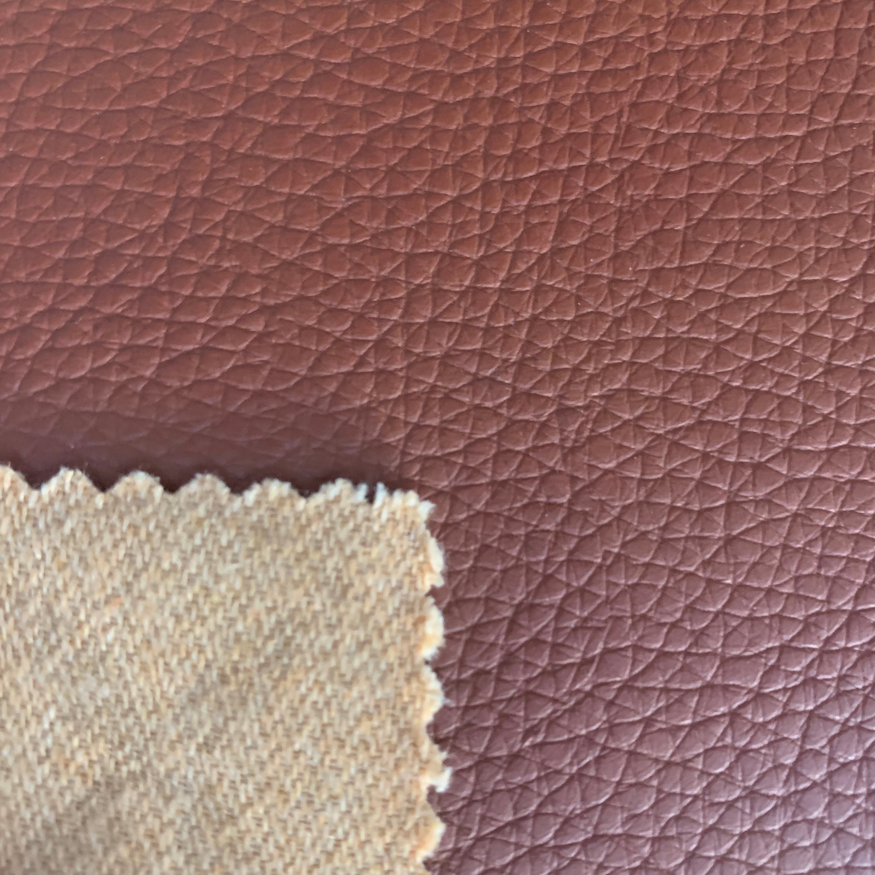 Classic embossed lychee pattern sofa leather, eco-friendly pu material furniture, car leather detail image 6