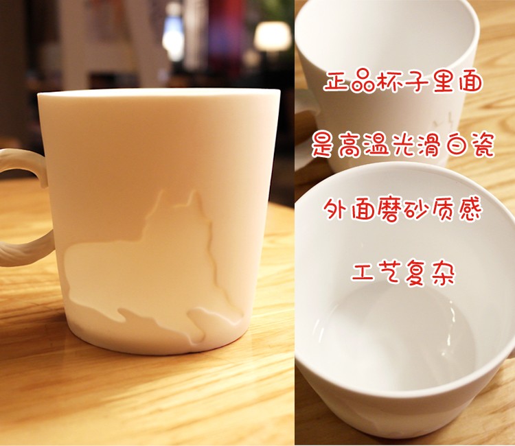 创意动物尾巴马克杯泡咖啡杯搞怪陶瓷杯子男女朋友个性生日礼物详情图2