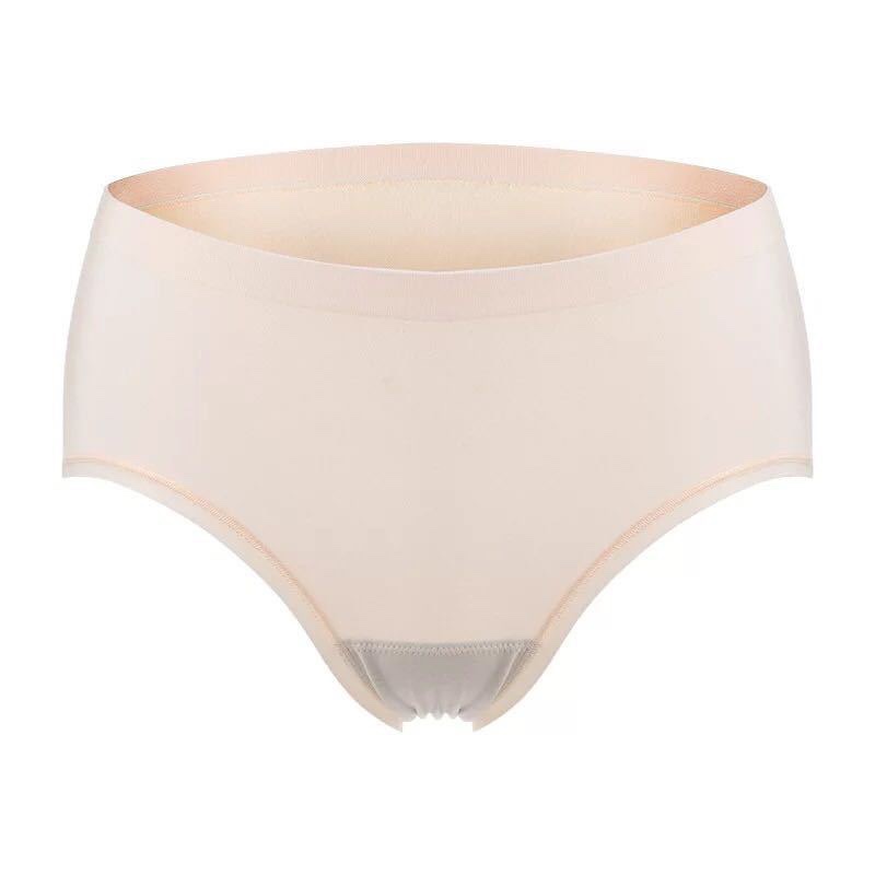 量子2代植物石墨烯抗菌女士内裤 蜂窝透气底裆导湿面膜裤盒装白底实物图