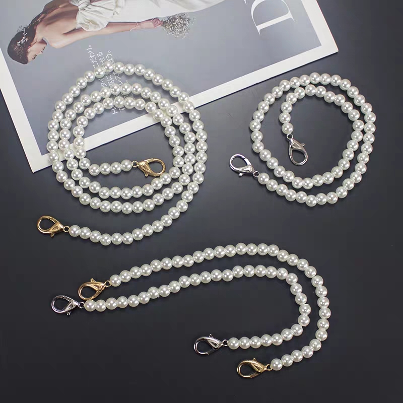 私人订制10mm大珍珠包链手提链包链条斜挎手提包图