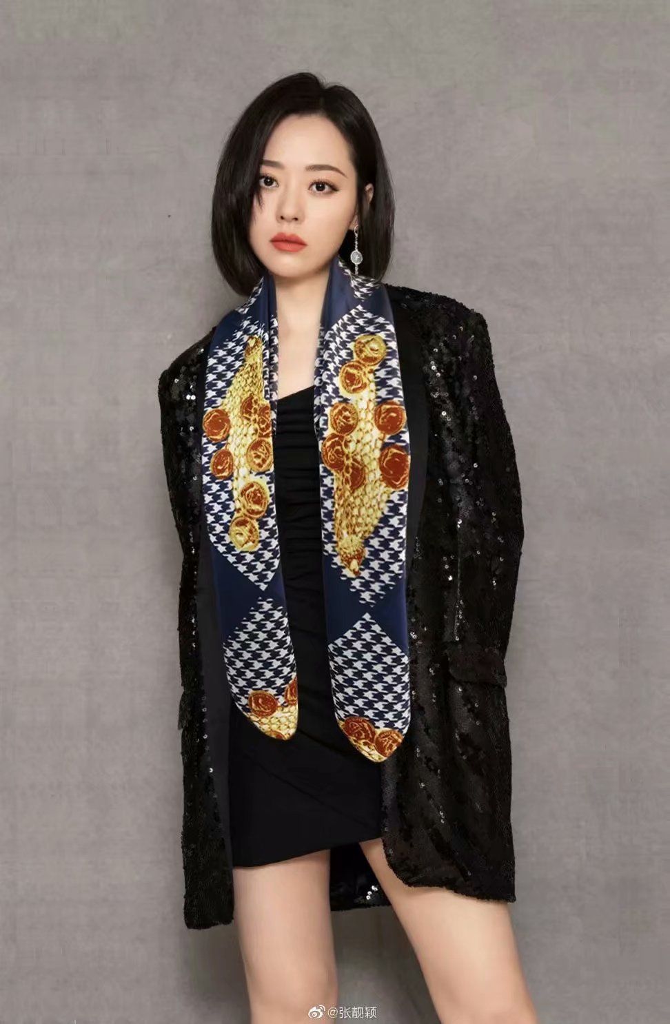 Jane Eyre Siyuan 90 Square Scarf Korean Version, fashionable and versatile, Spring and autumn imitation silk printed silk scarf, professional square scarf, scarf, e-commerce gift Application Scenario