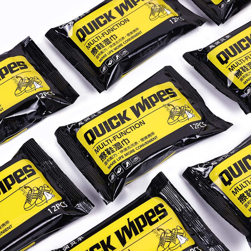 5包擦鞋湿巾12片小白鞋清洁湿巾擦鞋专用加厚水刺布擦鞋神器拍下一份发5包详情3