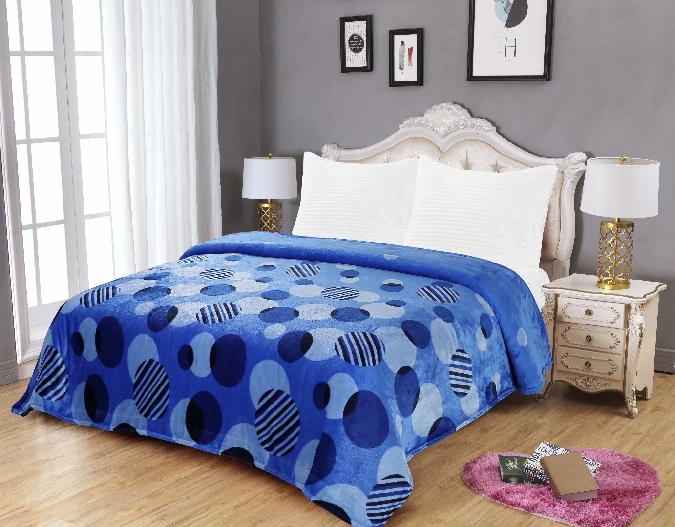 新款法兰绒三件套被子 多款式可选详情图13