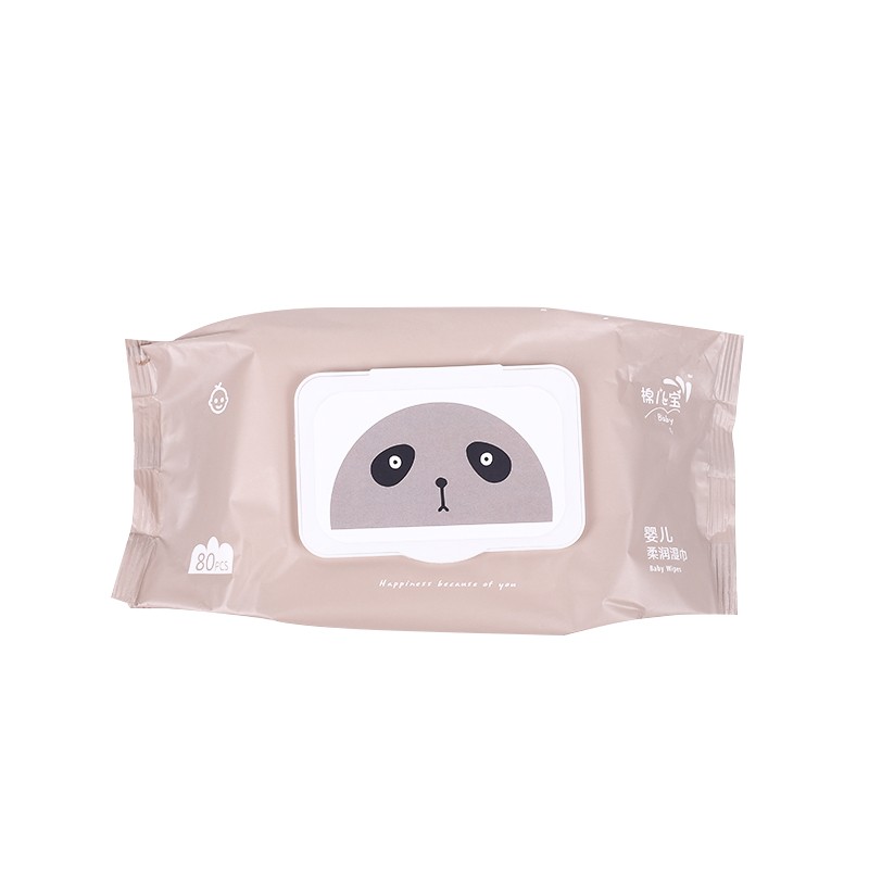 80P baby cotton soft towel, special dry tissue for babies, new pull-out face towel, dry and wet dual-purpose thick soft towel pic 8