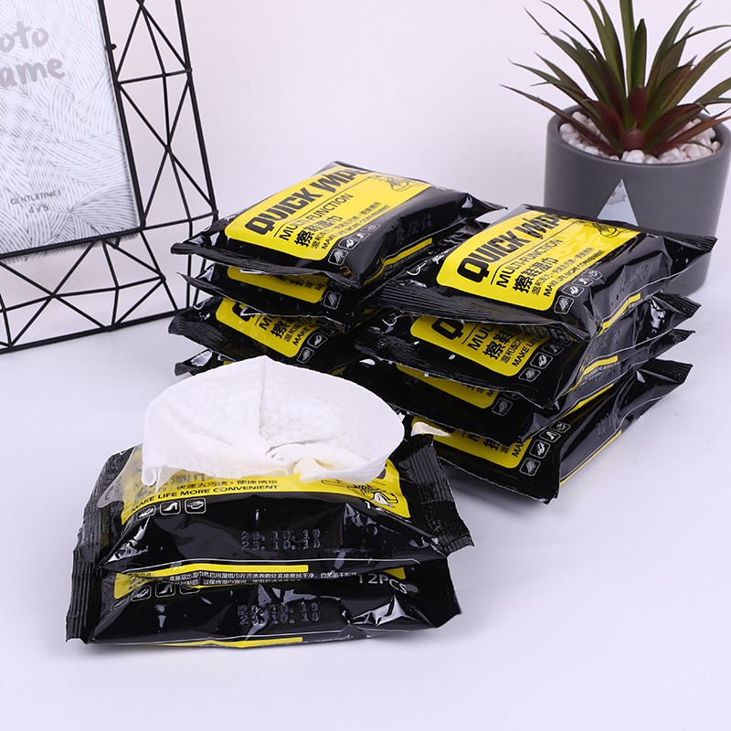 5包擦鞋湿巾12片小白鞋清洁湿巾擦鞋专用加厚水刺布擦鞋神器拍下一份发5包详情1