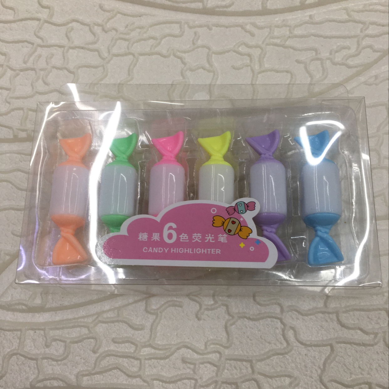 Candy 6 color highlighters each pack 200 thumbnail
