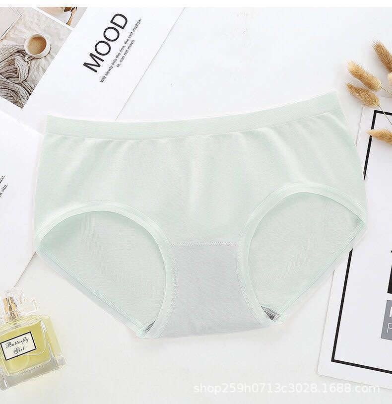 量子2代植物石墨烯抗菌女士内裤 蜂窝透气底裆导湿面膜裤盒装详情图16