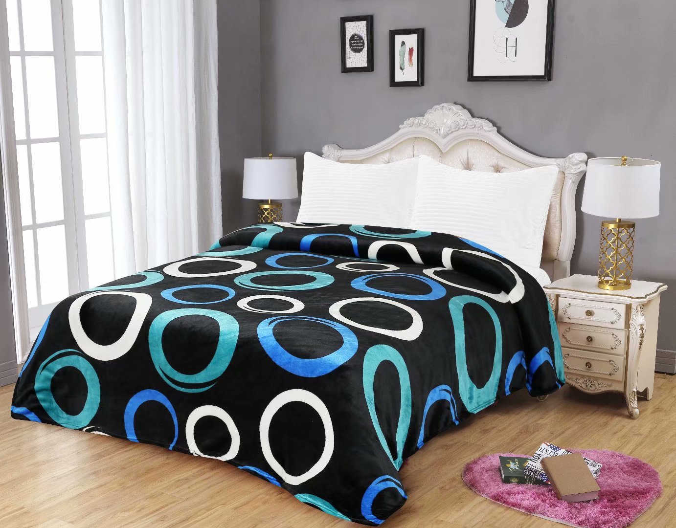 新款法兰绒三件套被子 多款式可选详情图17