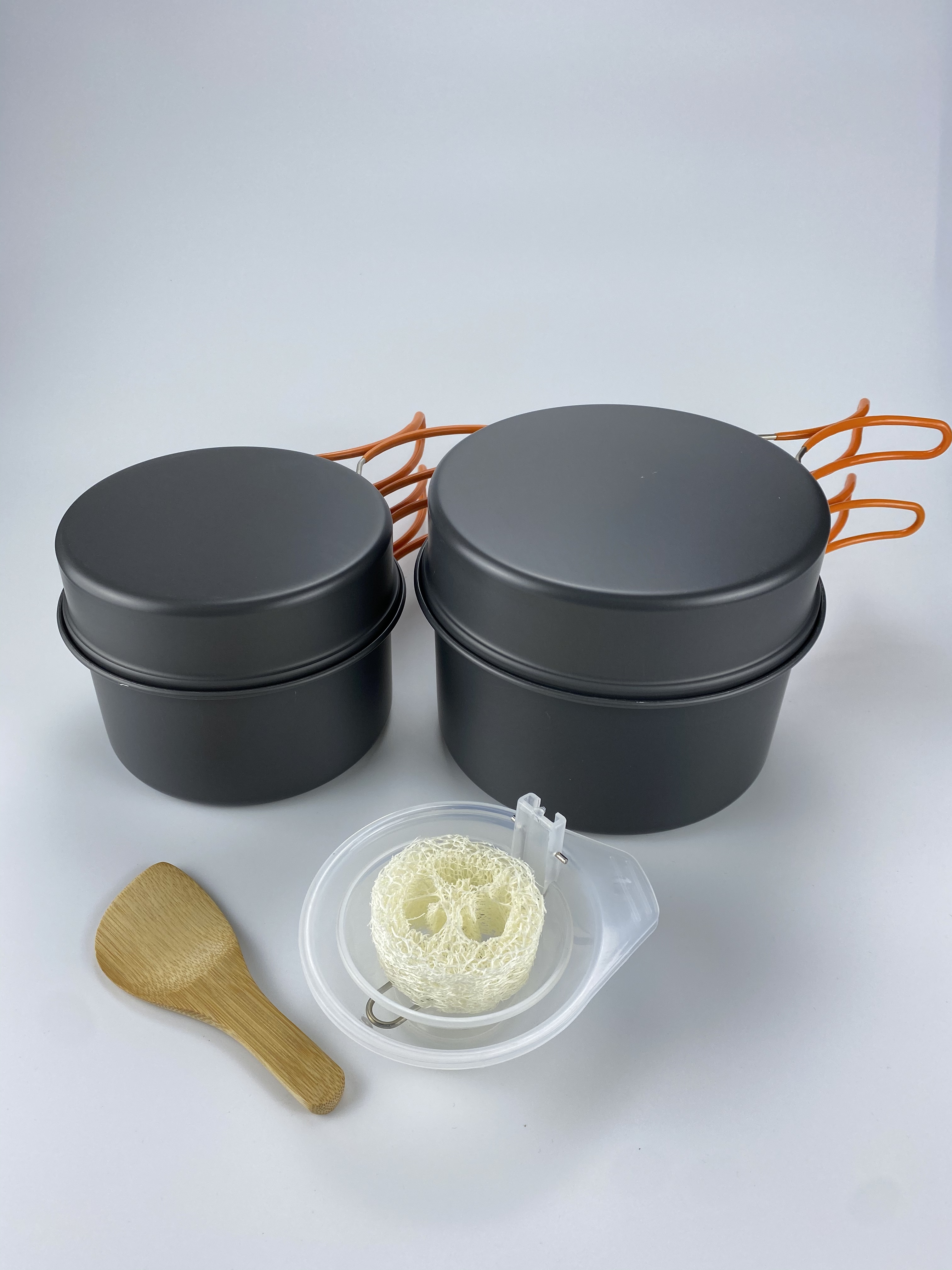 Various Camping Pot Sets Specification drawing
