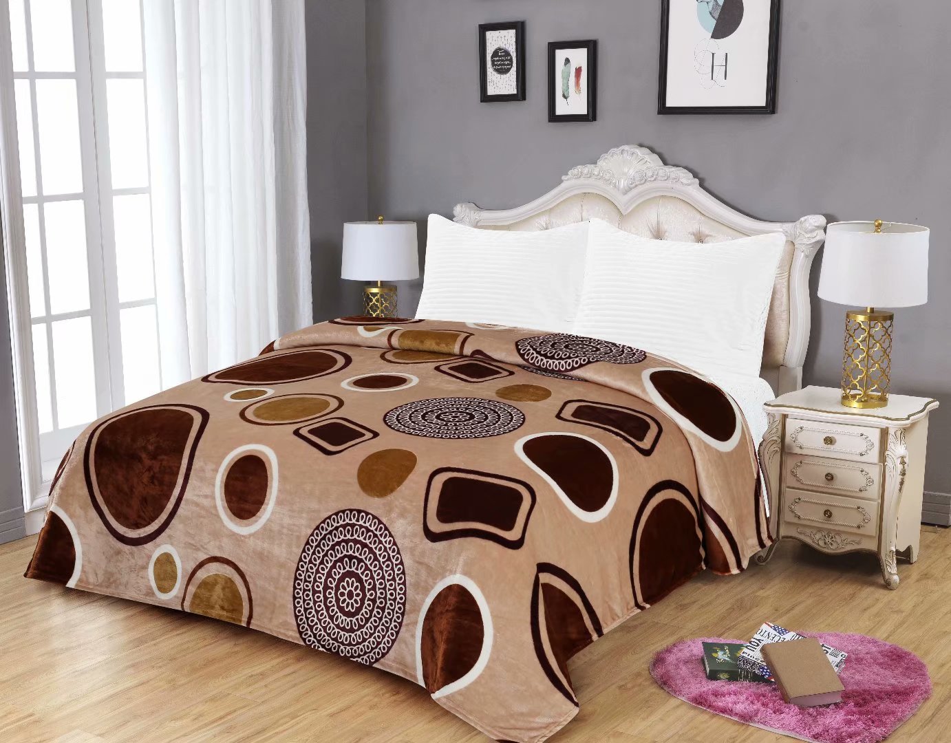 新款法兰绒三件套被子 多款式可选详情图19