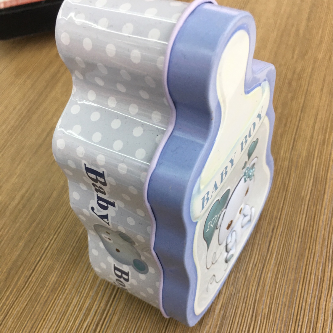 奶瓶型男宝收纳盒产品图