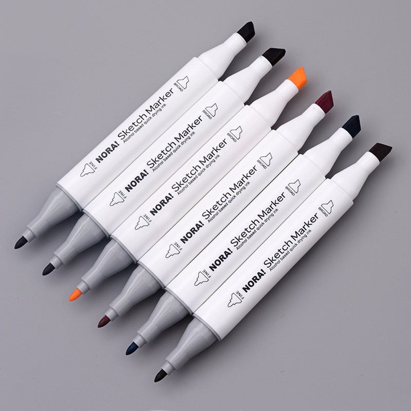 厂家直销双头马克笔套装油性多色手绘画笔水彩笔设计马克笔批发详情图3